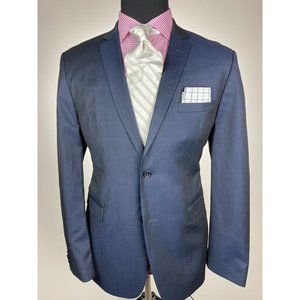 SAND Navy Modern 110's Modern 2Btn Sport Jacket 42R 42 R